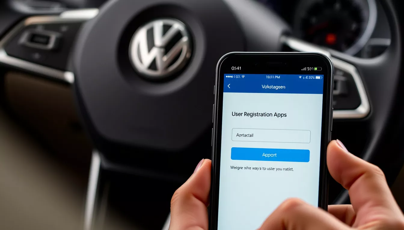 Como fazer registro do usuário VW?