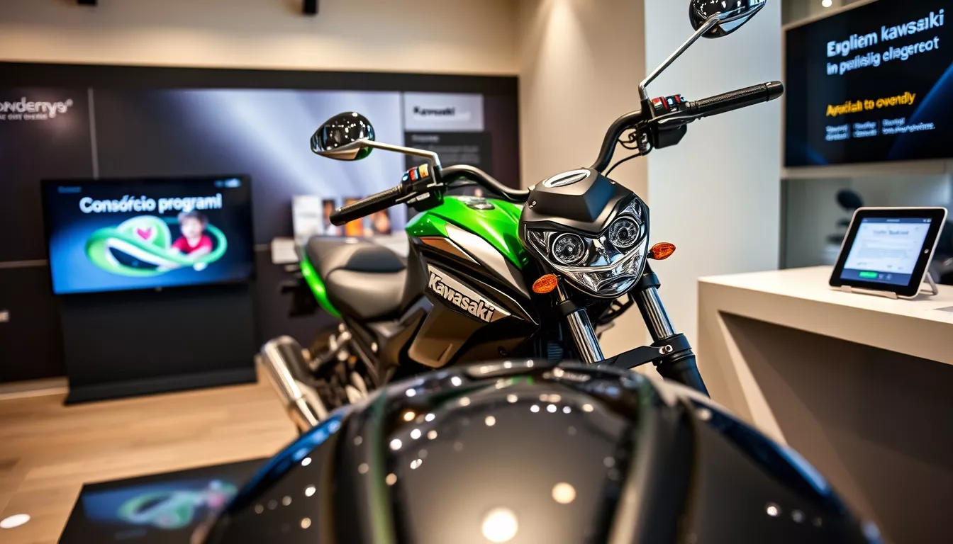 Como funciona o consórcio da Kawasaki?