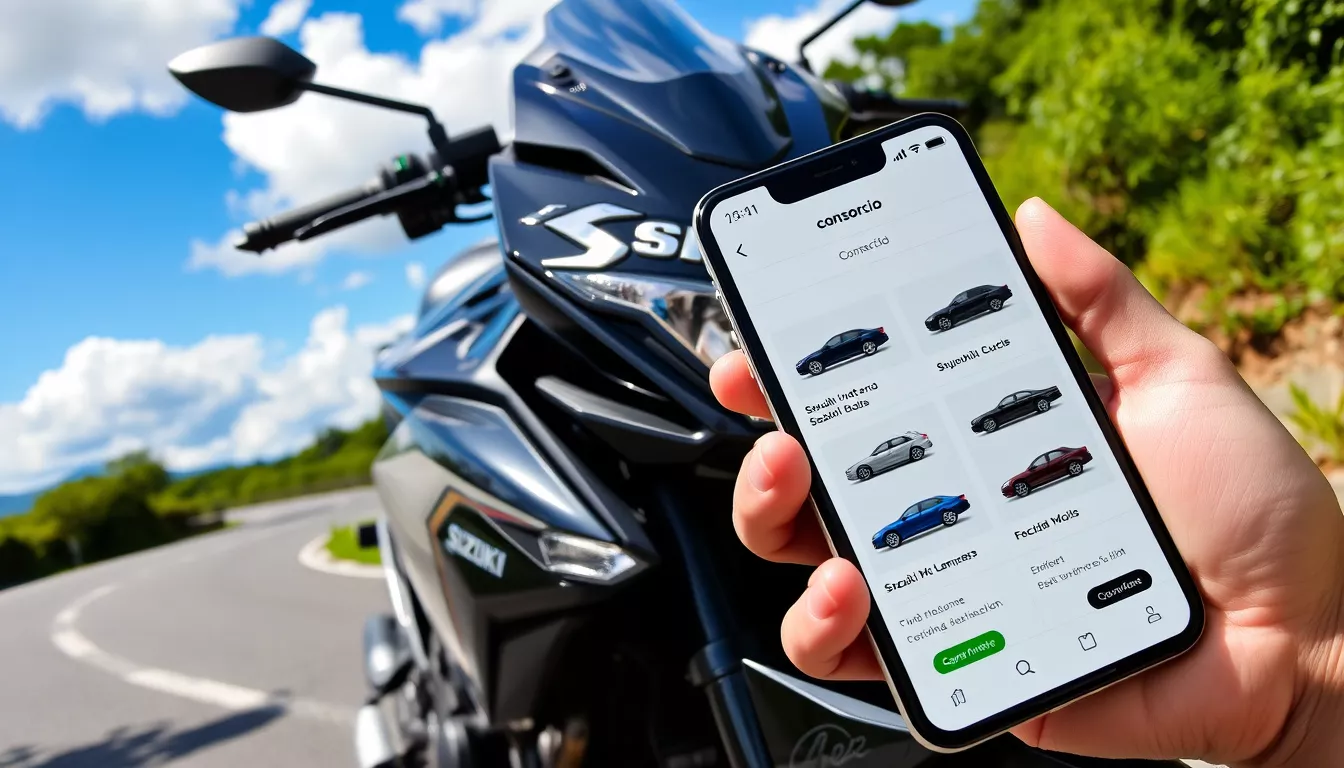 Como funciona o consórcio da Suzuki?