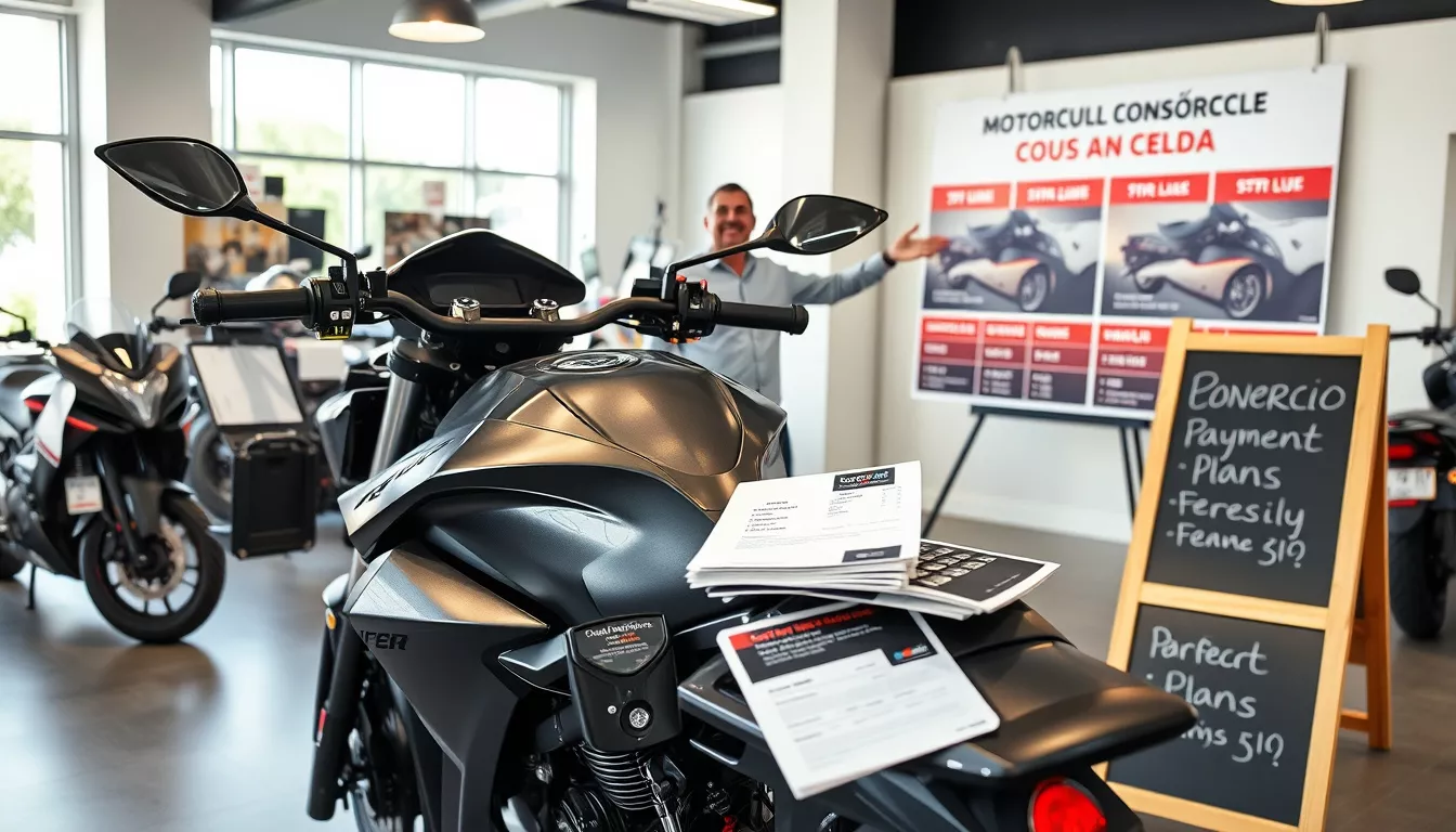 Como funciona o consórcio de uma moto?