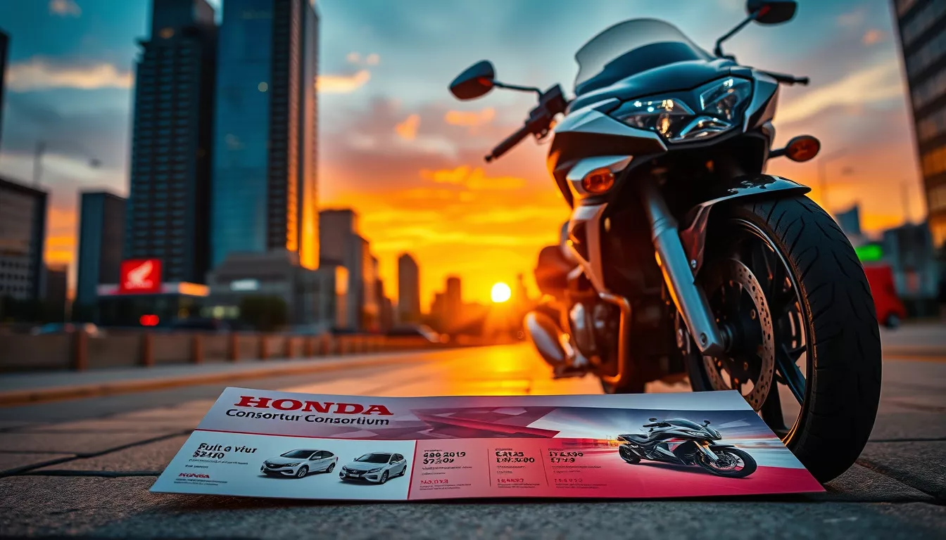 Como funciona o consórcio Honda para motos?