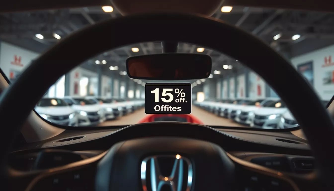 Como funciona o lance de 15% da Honda?