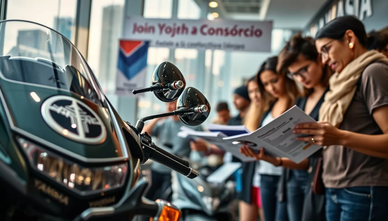 Como funciona um consórcio da Yamaha?