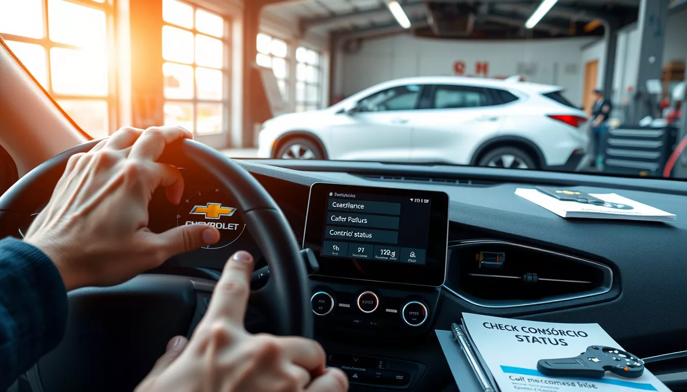 Como posso consultar meu consórcio na Chevrolet?