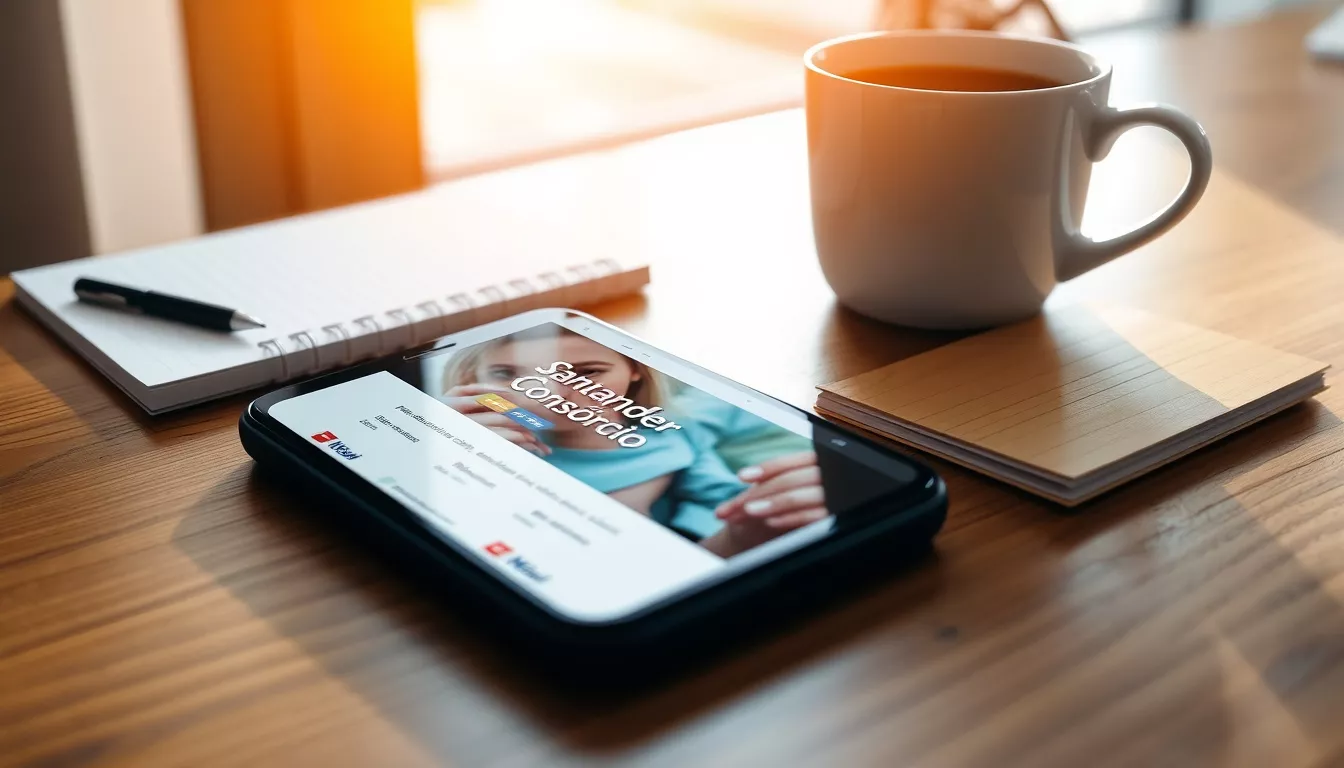 Como posso entrar em contato com o consórcio Santander?