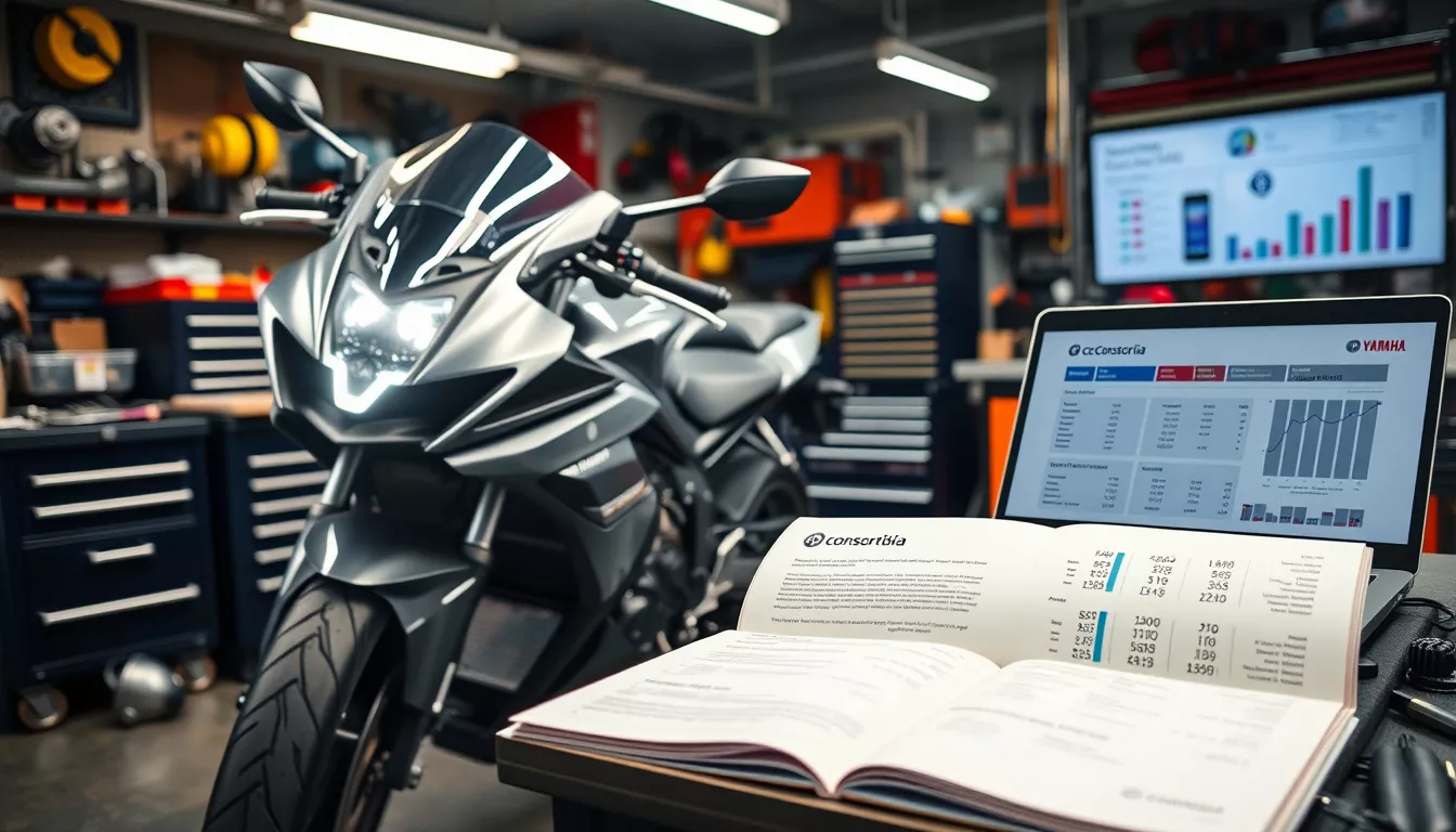 Como posso fazer um consórcio com a Yamaha?