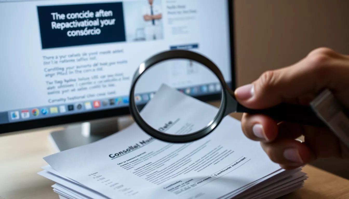 Como posso reativar minha cota de consórcio cancelada?