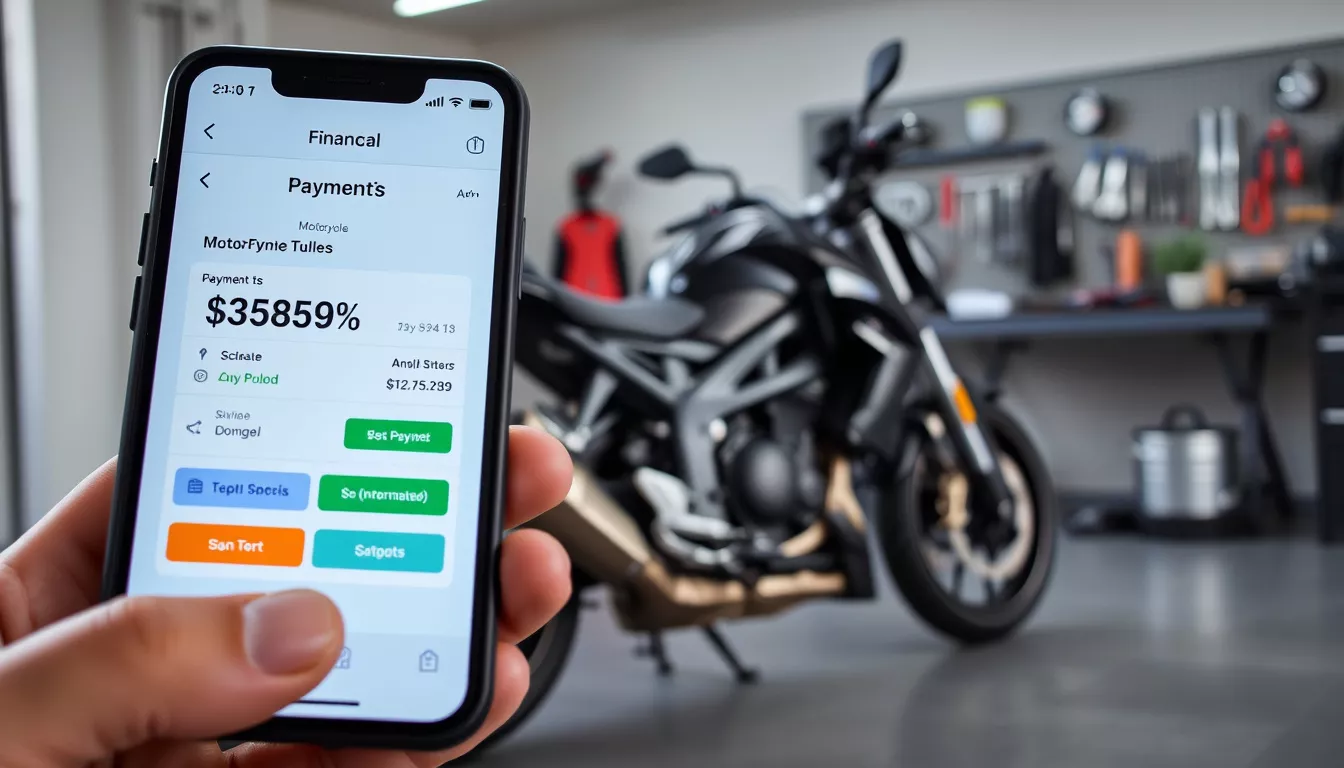 Como posso ver as parcelas da minha moto?