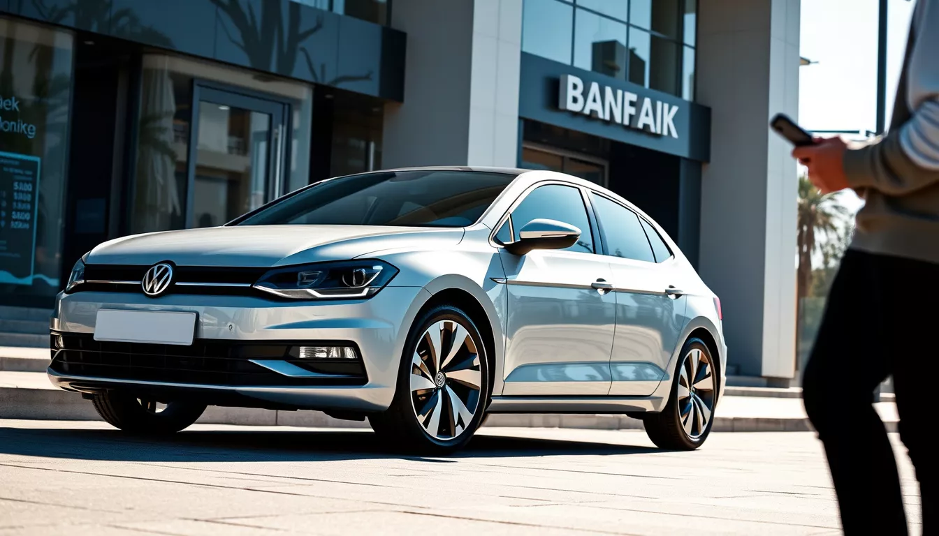 Como posso ver meu financiamento no banco Volkswagen?