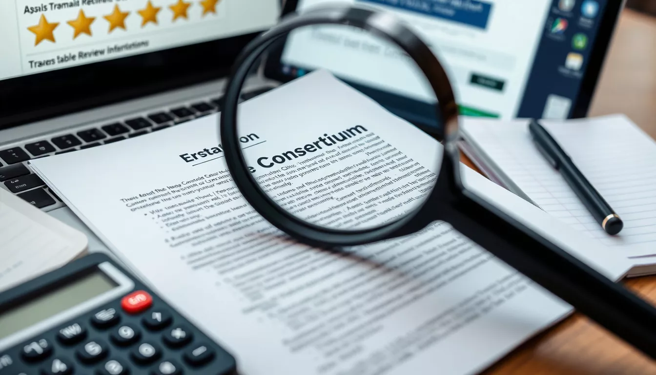 Como posso verificar se um consórcio é confiável?