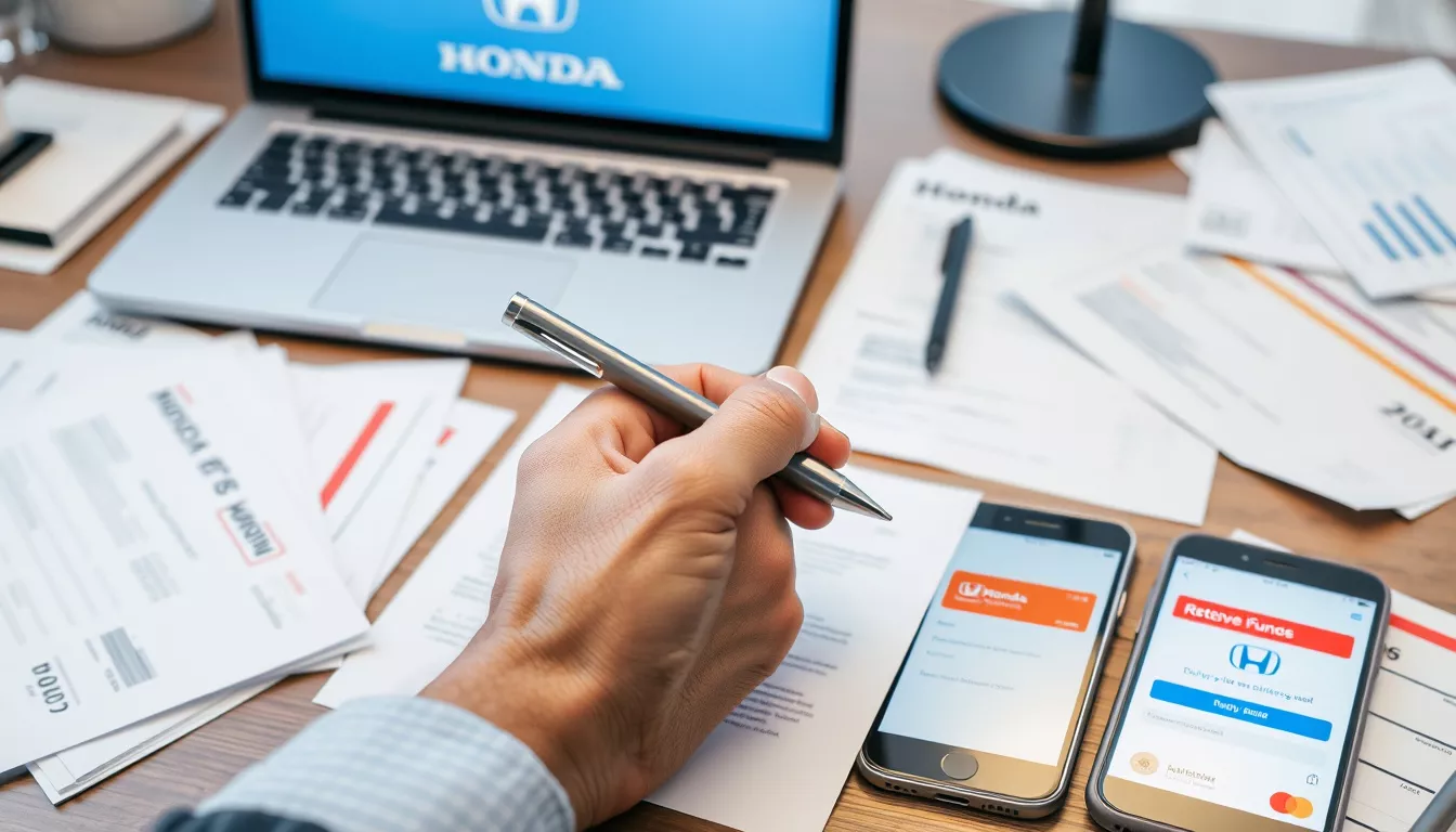 Como resgatar valores a receber da Honda?