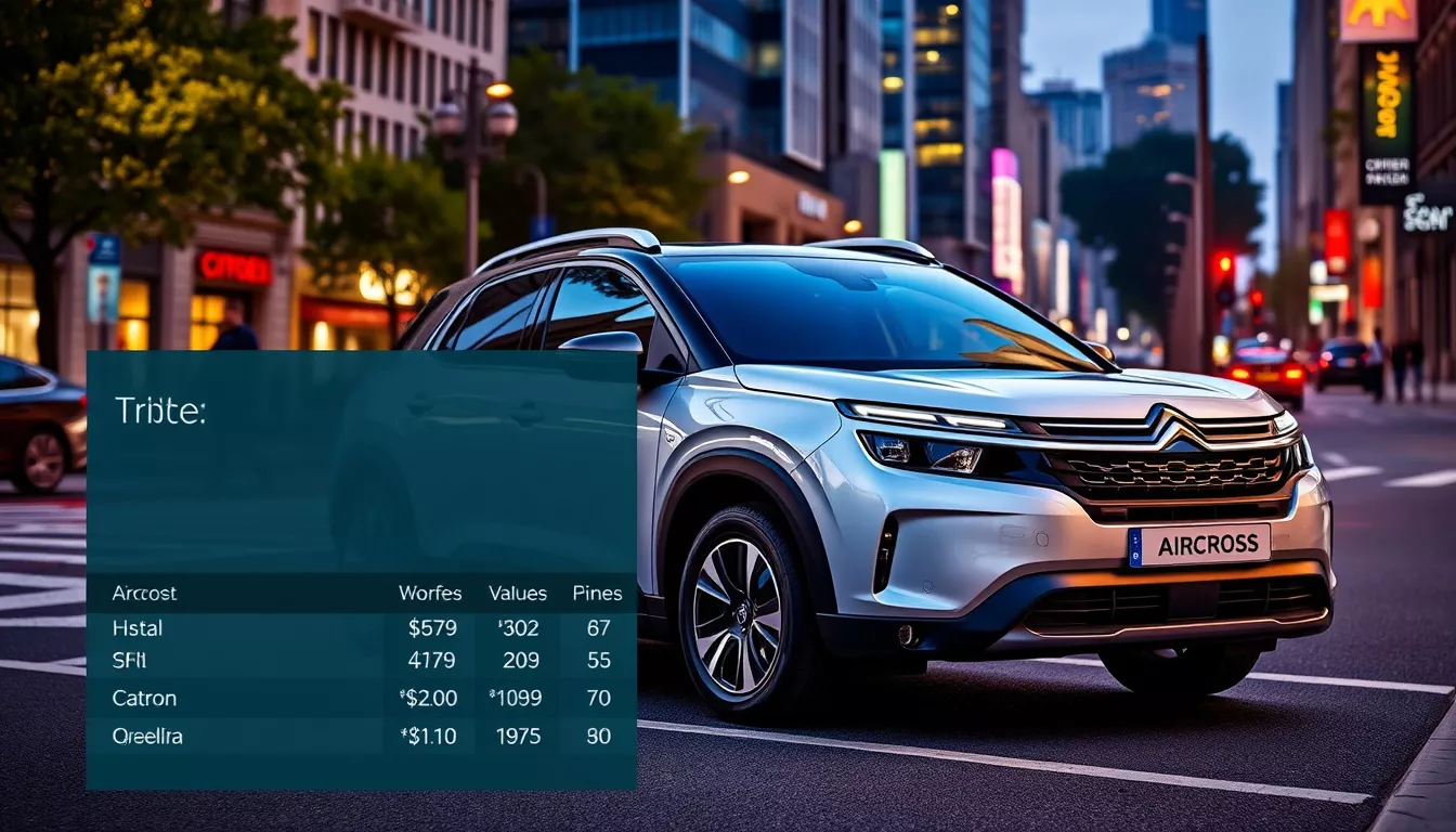 Consórcio Citroen AIRCROSS Feel 1.0 Turbo 200 2026: Tabela Completa de Valores