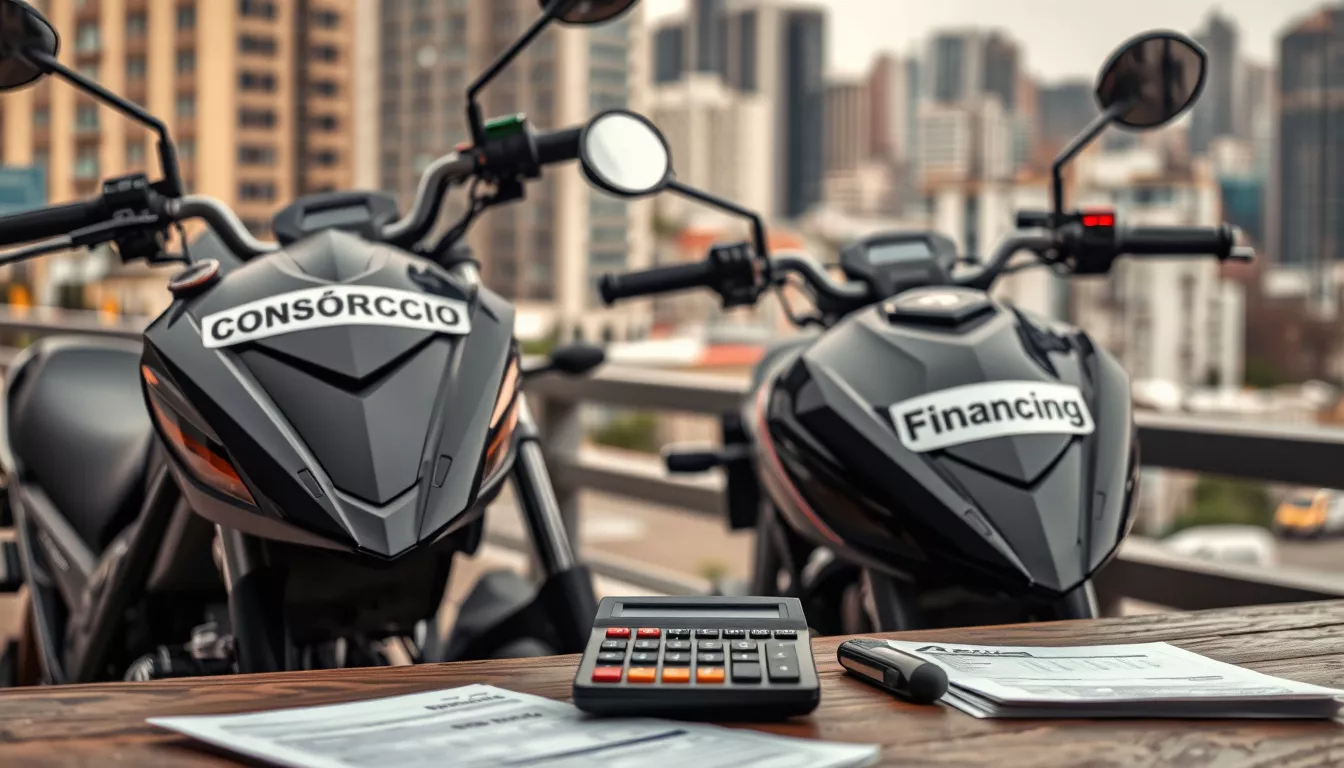Consórcio de Moto ou Financiamento: Comparativo
