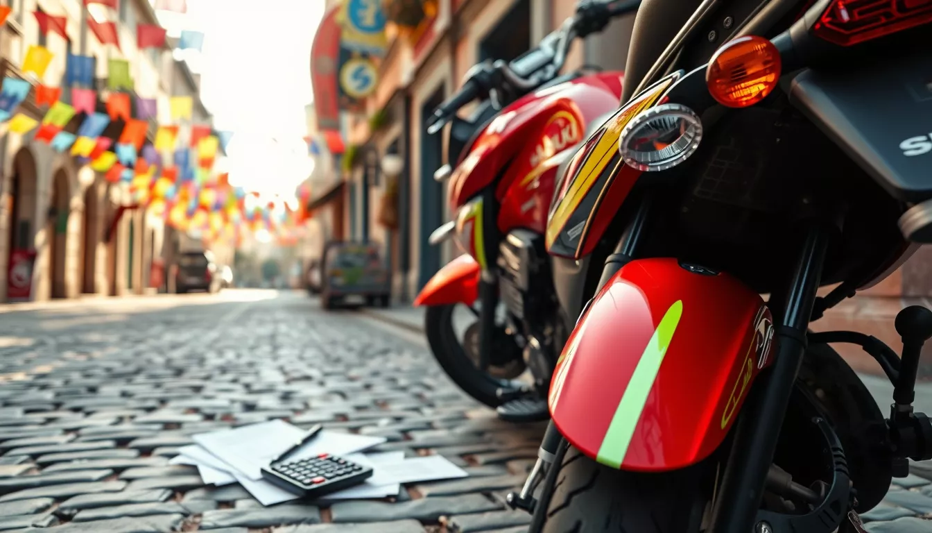 Consórcio Nacional Suzuki Haojue: Parcelas