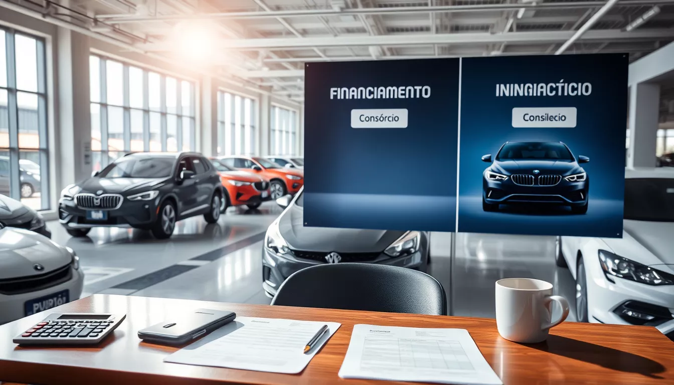 Consórcio ou Financiamento Automóvel: Como Decidir
