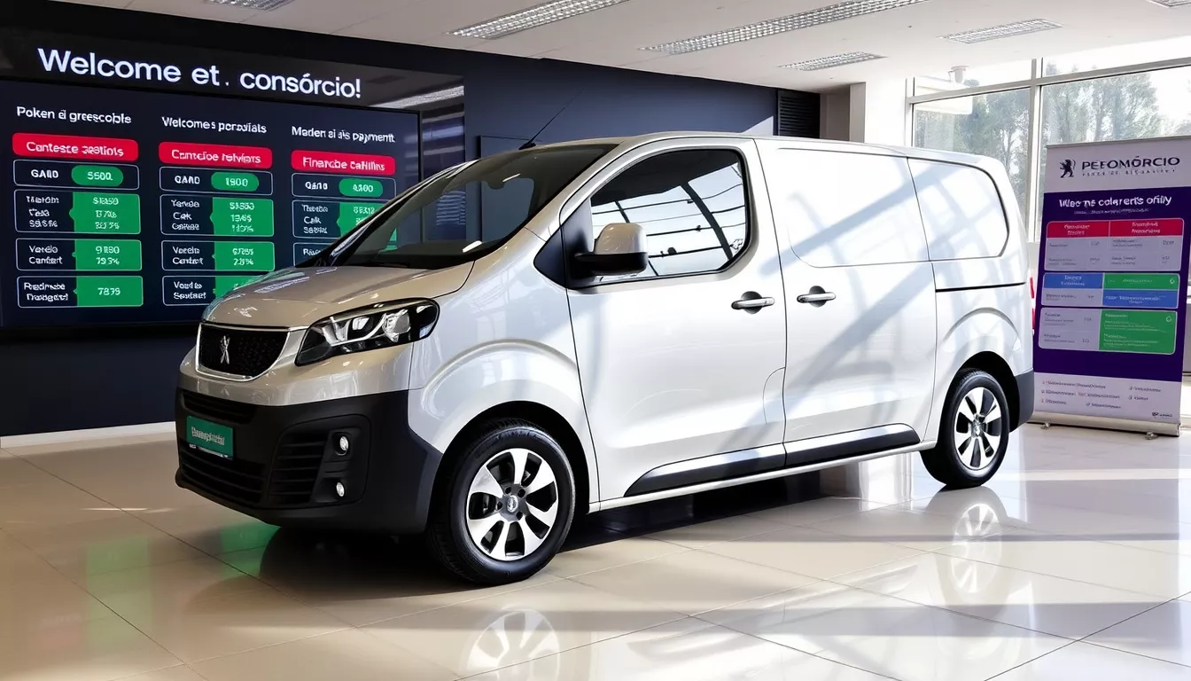 Consórcio Peugeot Expert: Planos e Parcelas