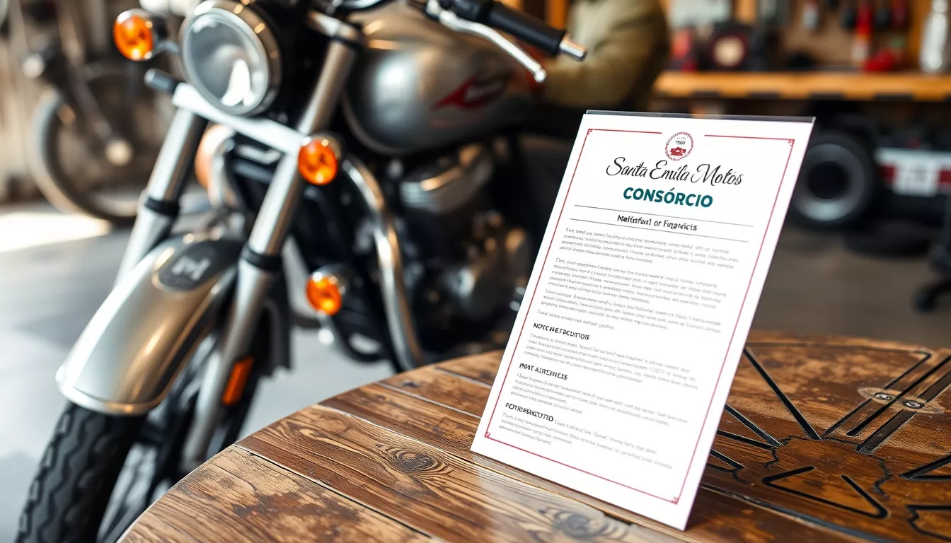 Consórcio Santa Emília Motos: Parcelas e Como Funciona