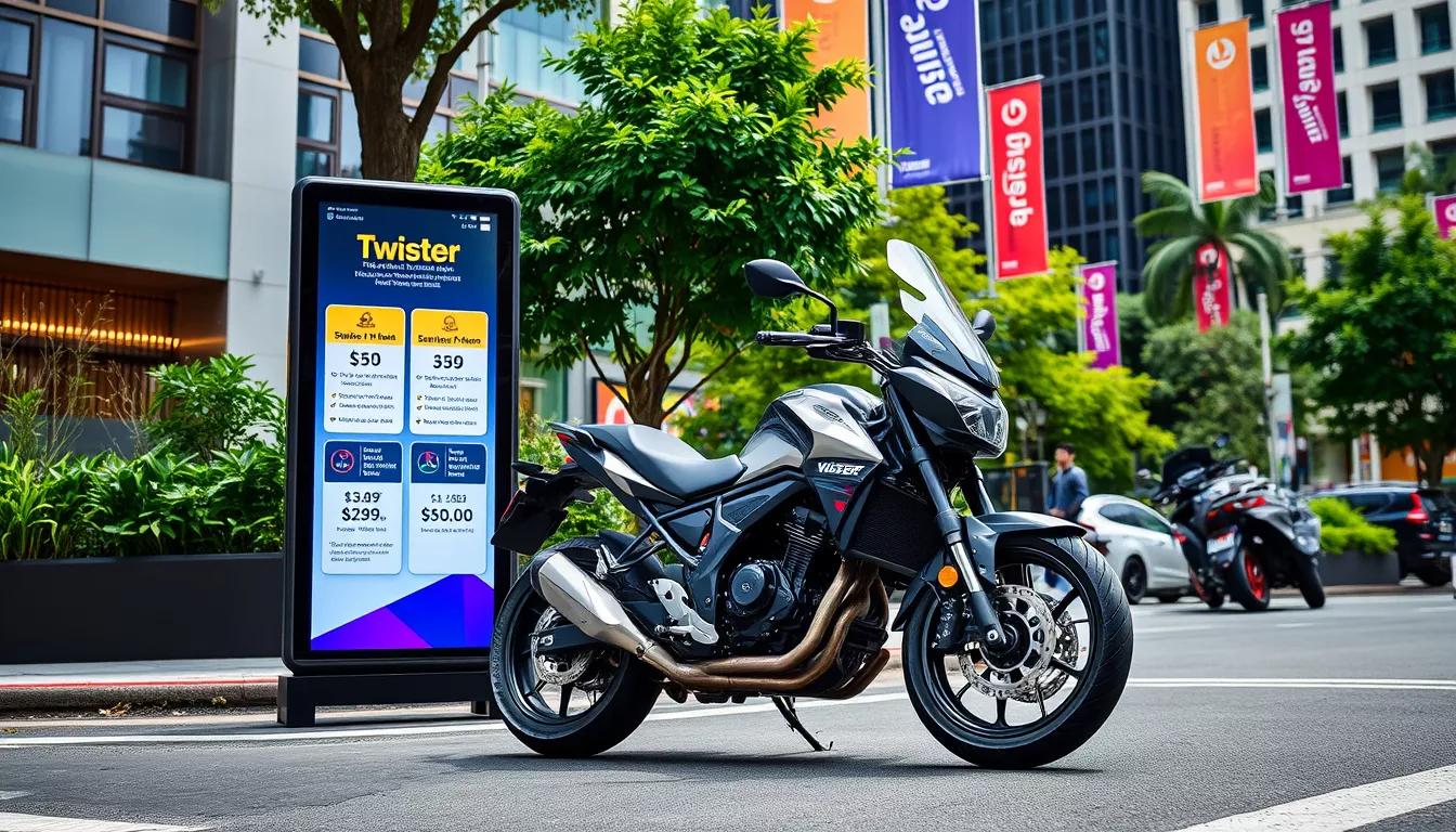 Consórcio Twister 300: Preços e Parcelas