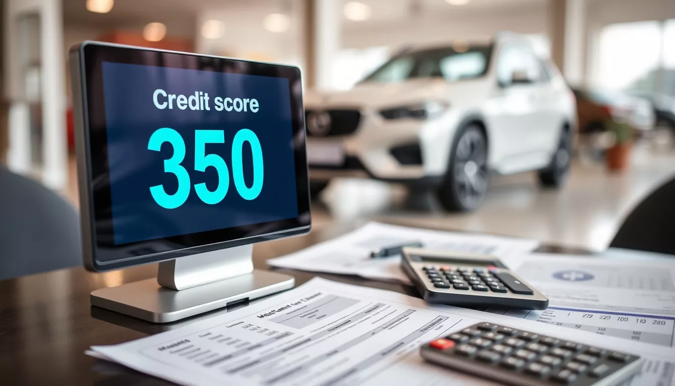 É possível financiar um carro com score de 350?