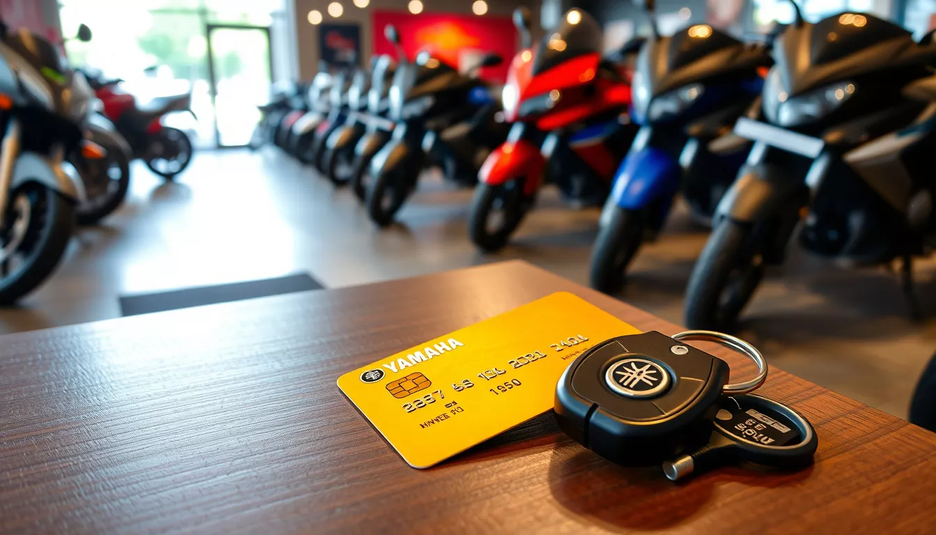 Em quantas vezes a Yamaha parcela no cartão de crédito?