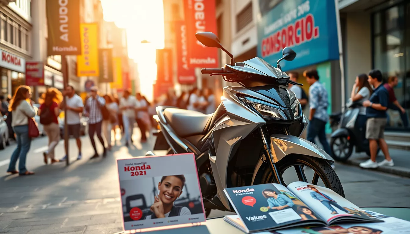 Honda Biz 125 2021 em Consórcio: Valores