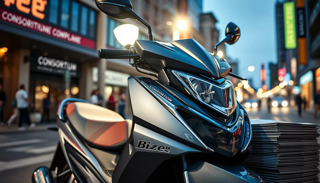 Honda Biz 125 2023 em Consórcio: Valores