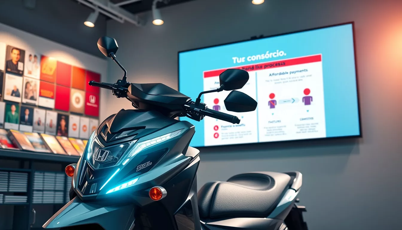 Honda Biz 2025 em Consórcio: Como Funciona