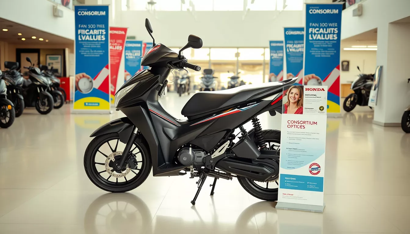 Honda Fan 160 2021 em Consórcio: Valores