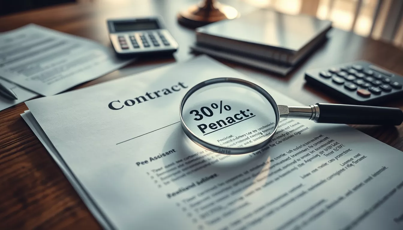 Multa contratual de 30% é abusiva?
