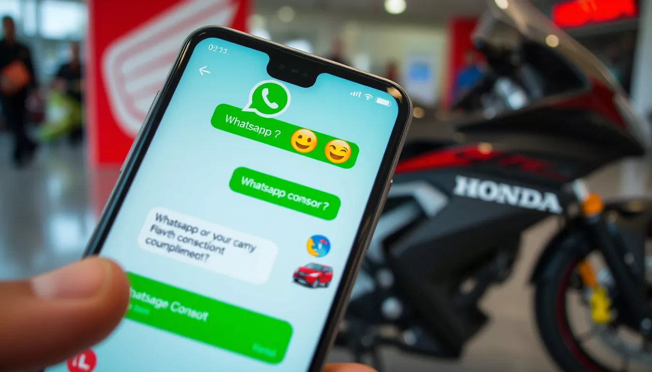 Número do WhatsApp do consórcio Honda?