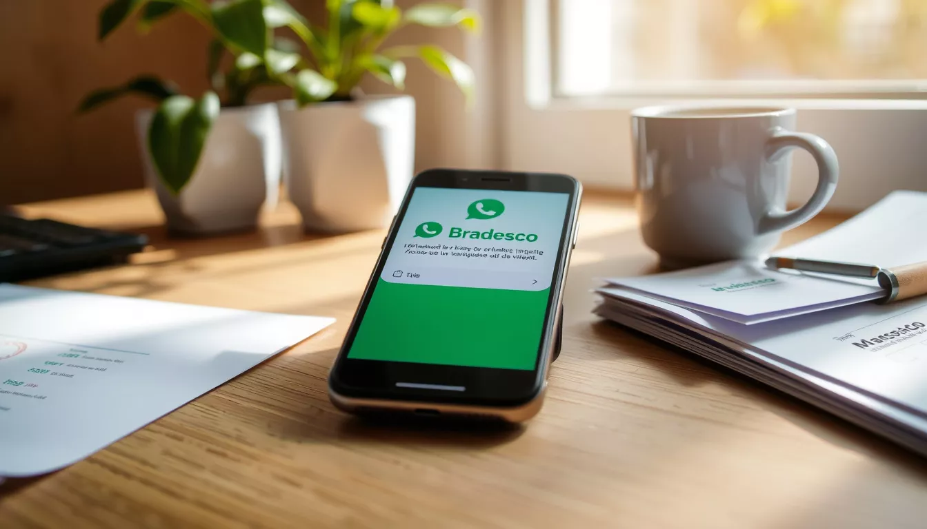 O Bradesco entra em contato pelo WhatsApp?