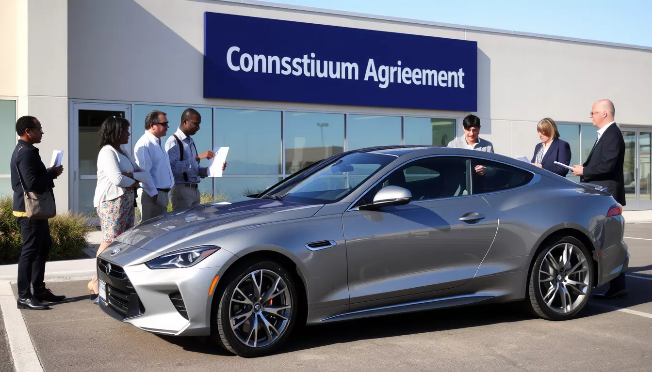 O carro de um consórcio fica alienado?