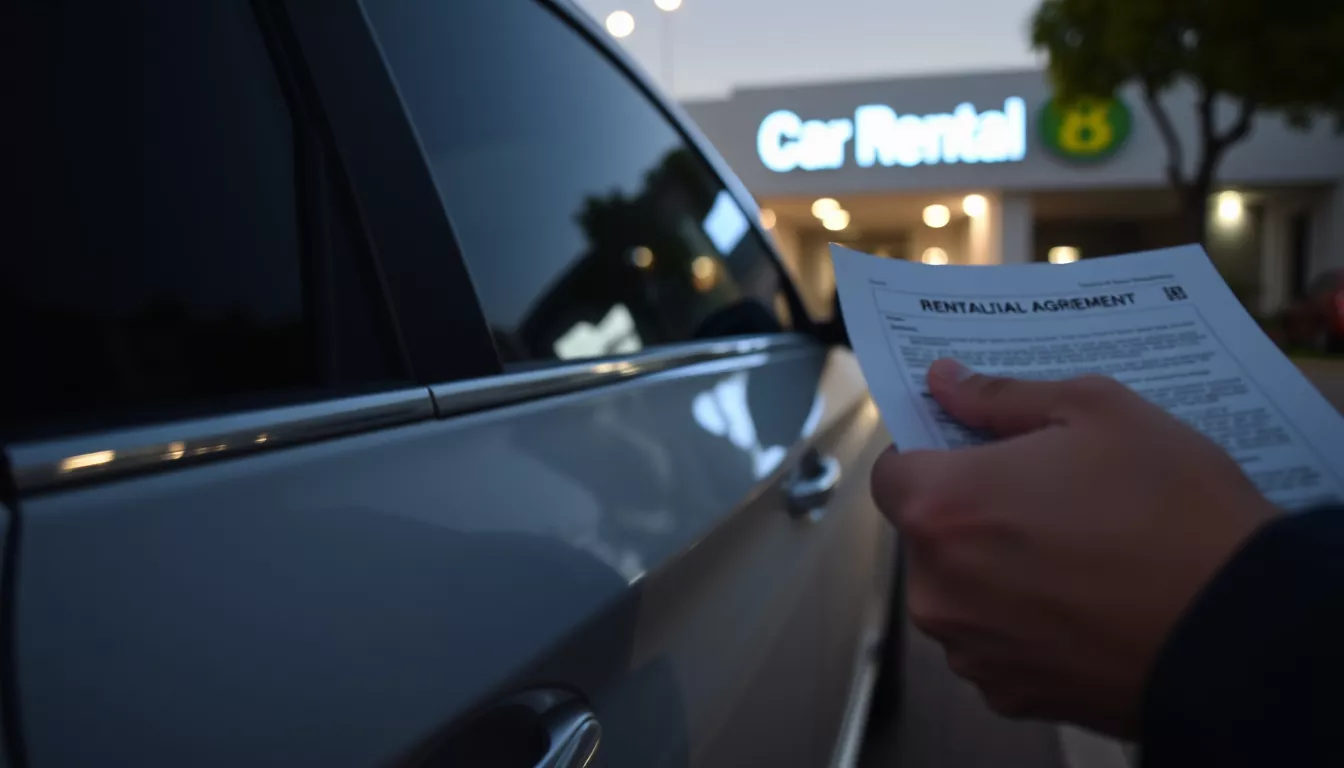 O que acontece se eu arranhar o carro da locadora?