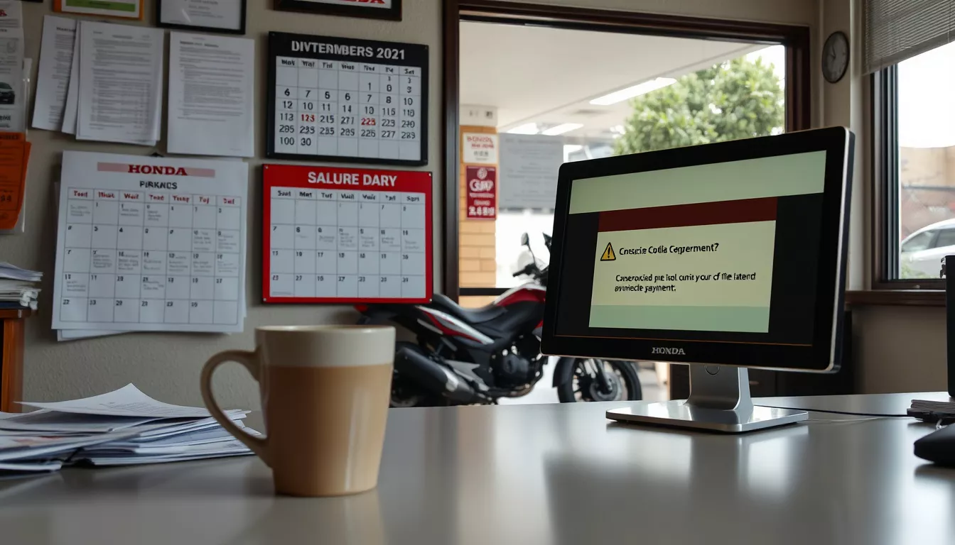 O que acontece se não pagar o consórcio Honda?