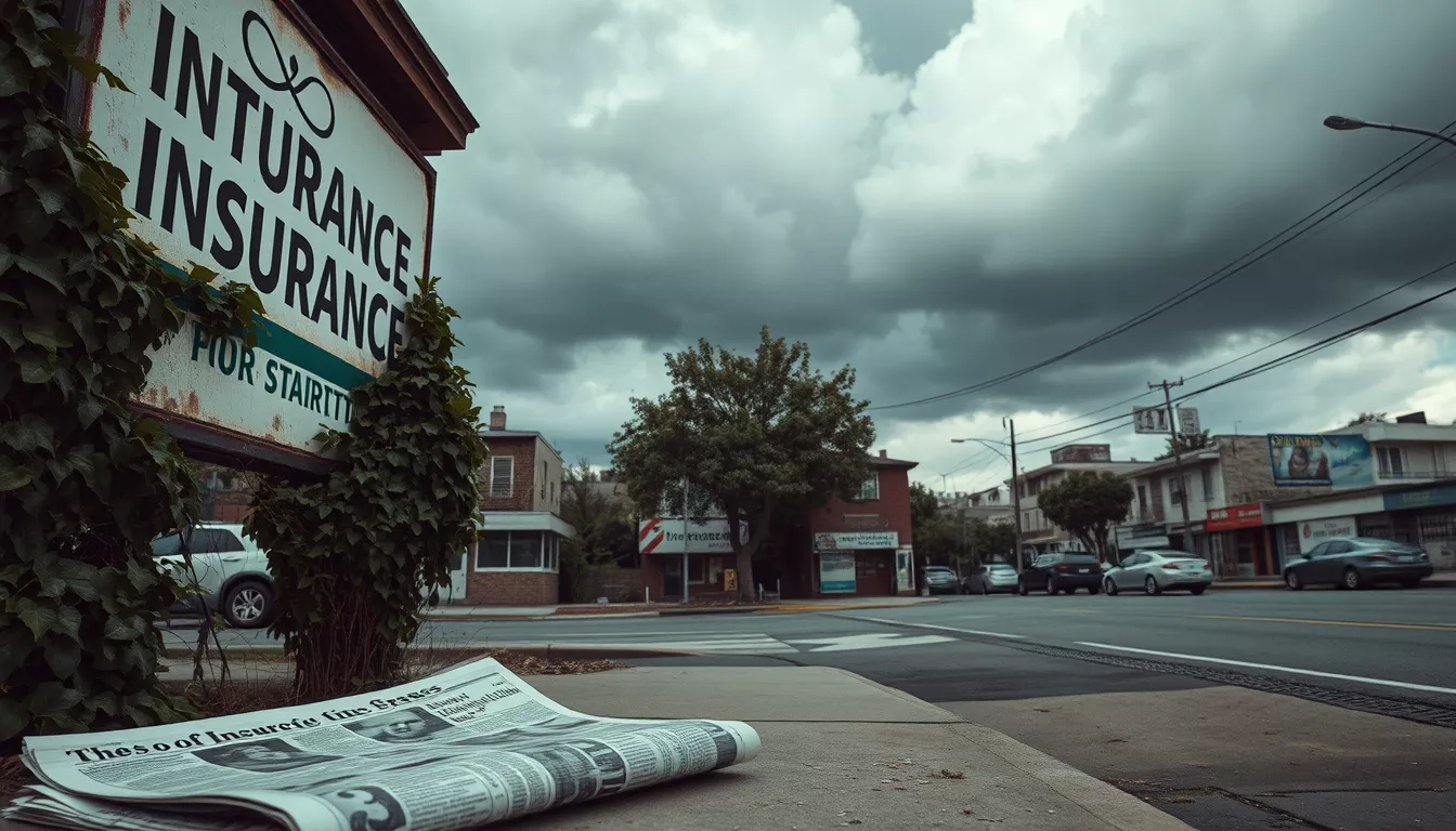 O que aconteceu com a seguradora líder?
