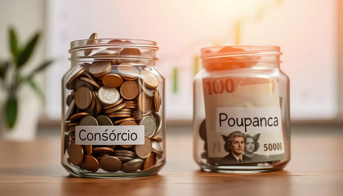 O que é melhor, consórcio ou poupança?