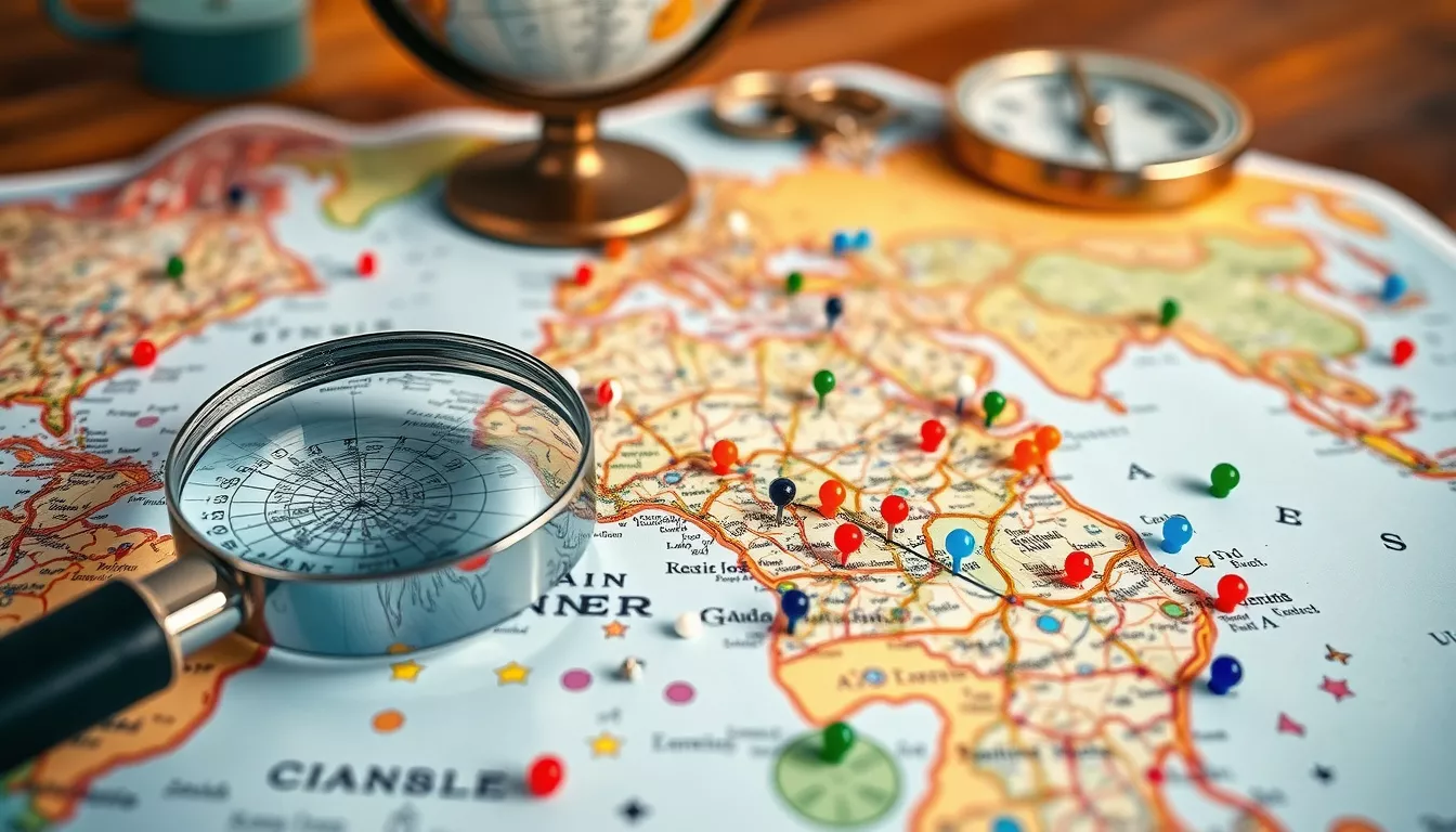 O que é um mapa pontual?