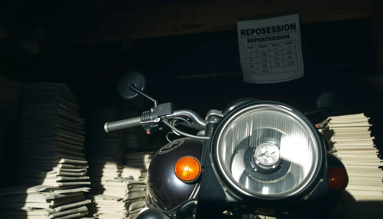 O que pode acontecer se eu não pagar o financiamento da minha moto?