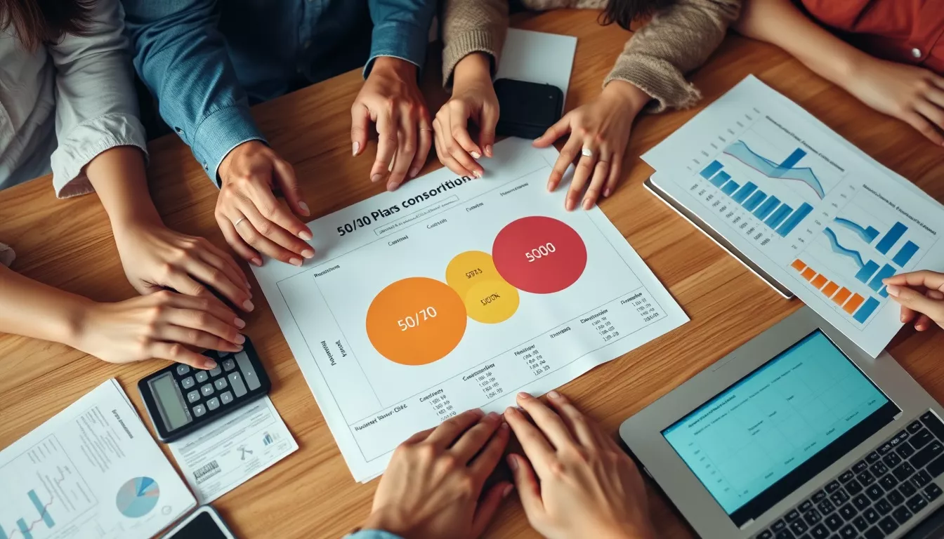 O que significa o plano 50/50 em um consórcio?