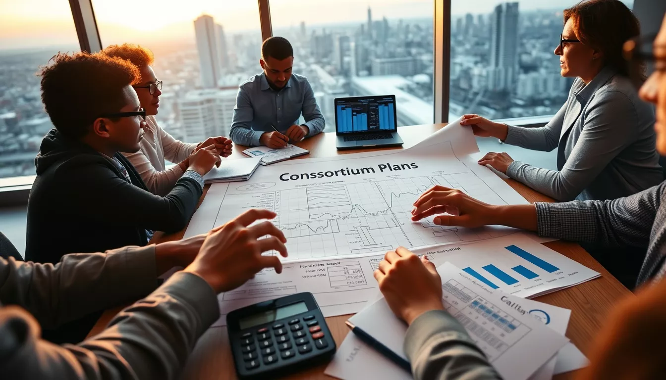 O que significa um consórcio em andamento?