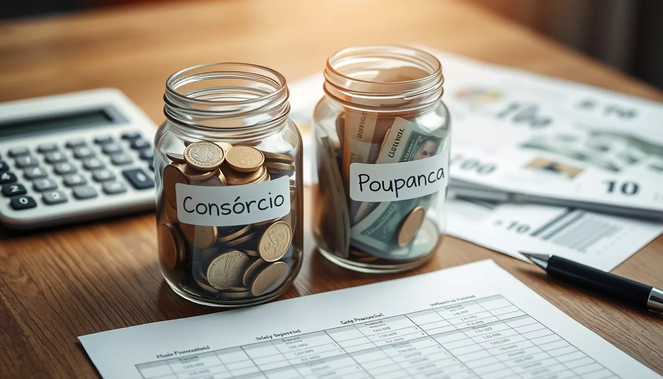 O que vale mais a pena, consórcio ou poupança?