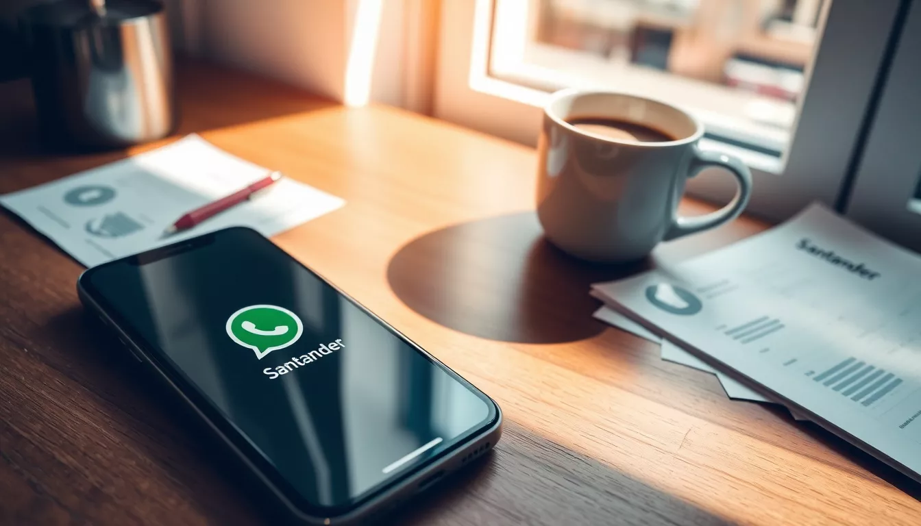 O Santander entra em contato pelo WhatsApp?