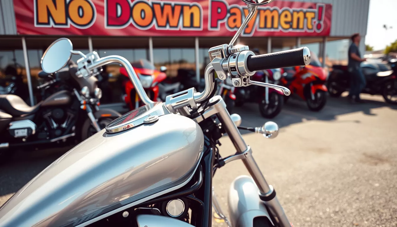 Posso comprar uma moto sem entrada?