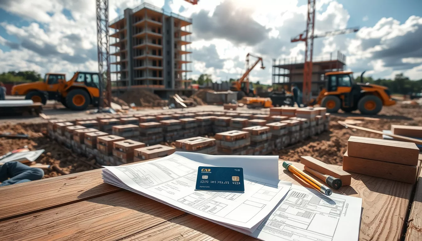 Posso usar minha carta de crédito para construir?