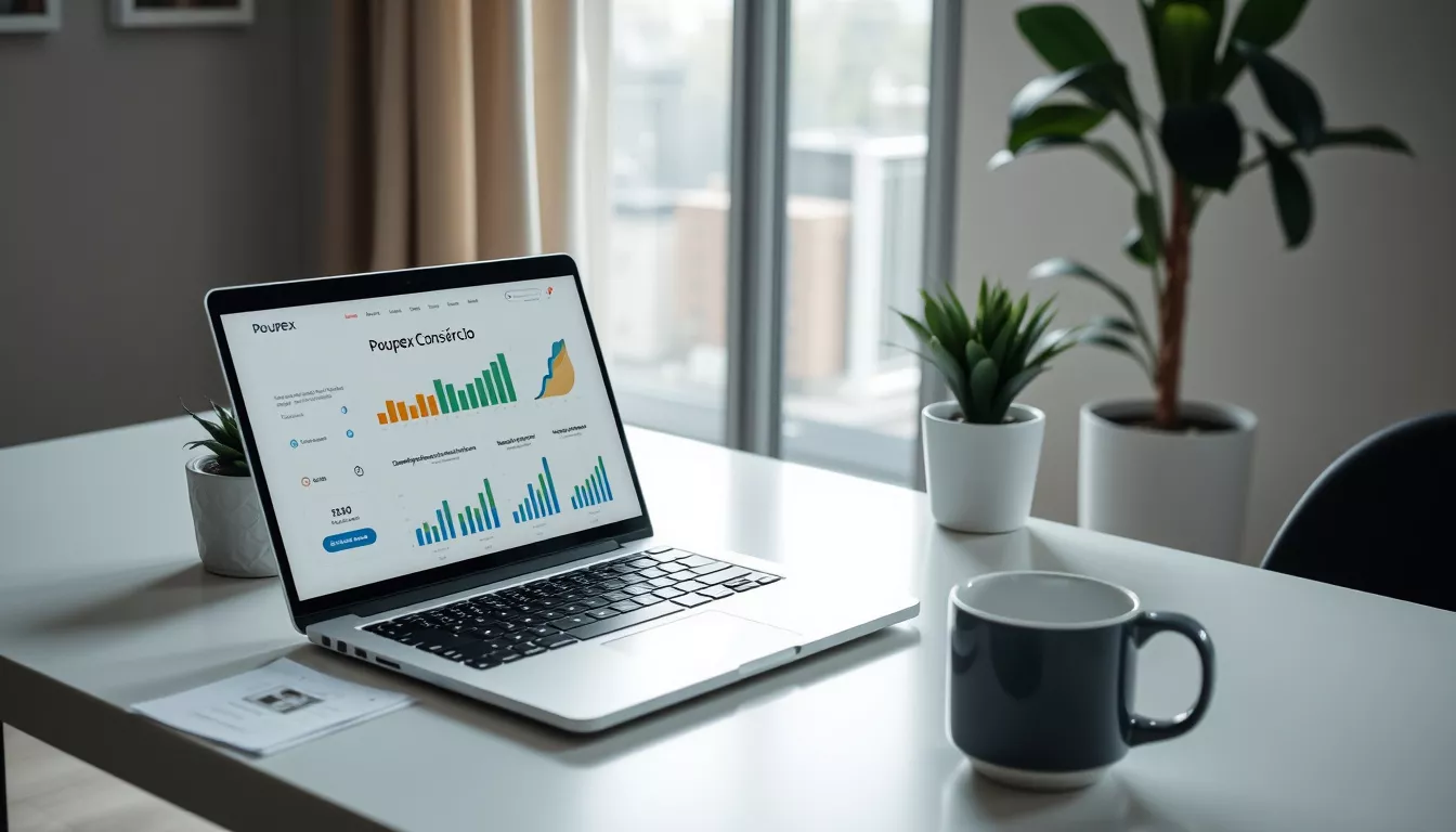 Poupex Consórcio: Portal Web