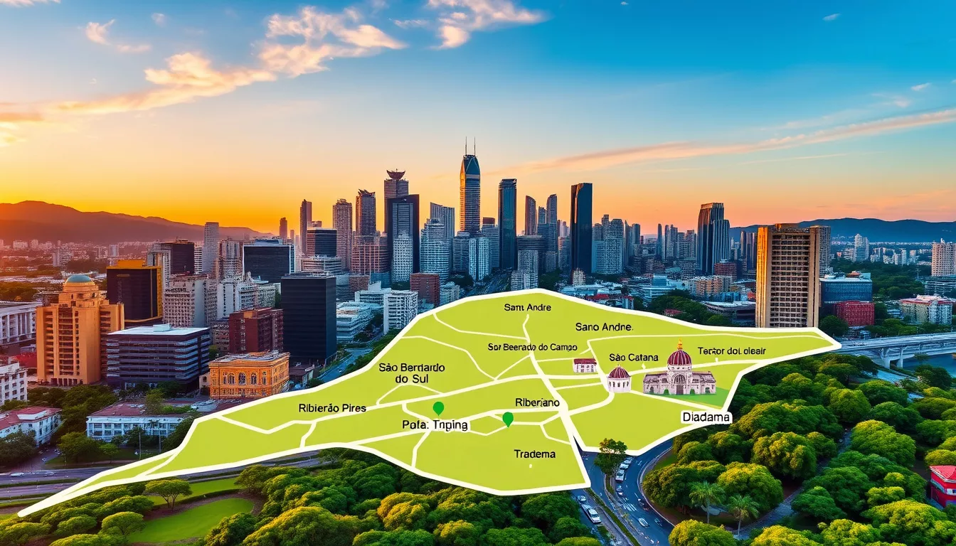 Quais são as 7 cidades do ABC?