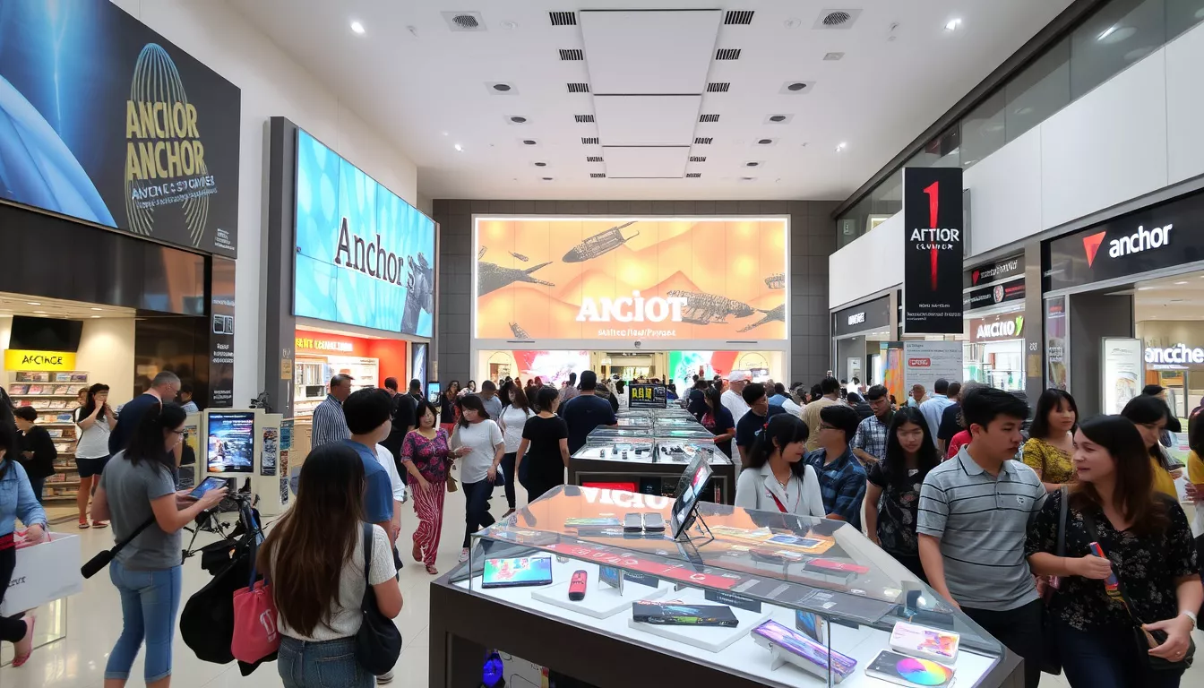 Quais são as lojas âncoras?