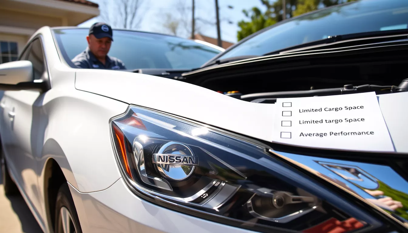 Quais são os pontos negativos do Nissan Sentra?