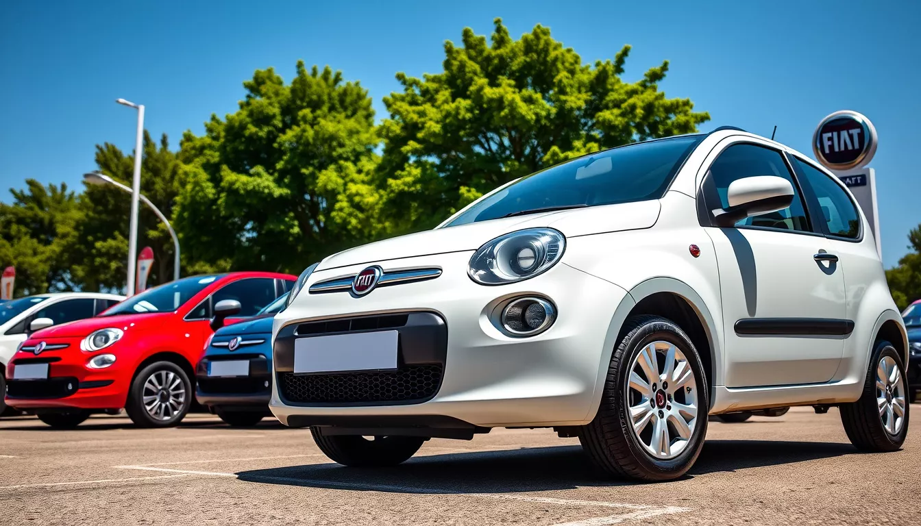 Quais são os três carros mais baratos da Fiat?