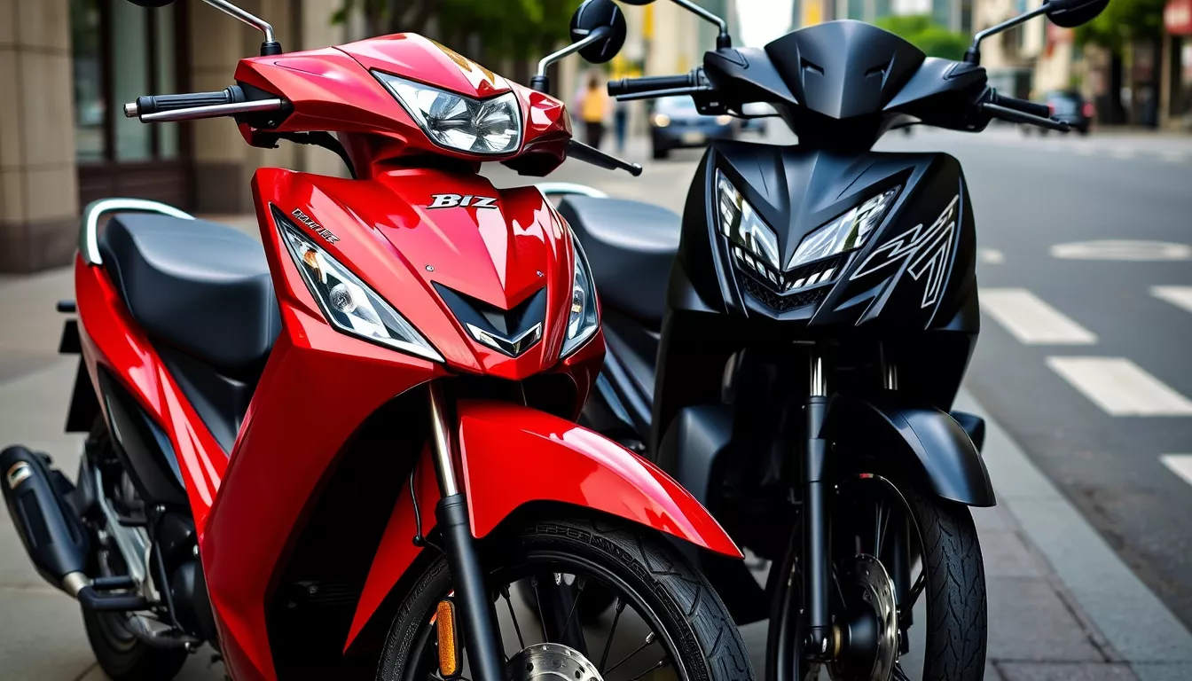 Qual a diferença entre a Biz 125 ES e a EX?